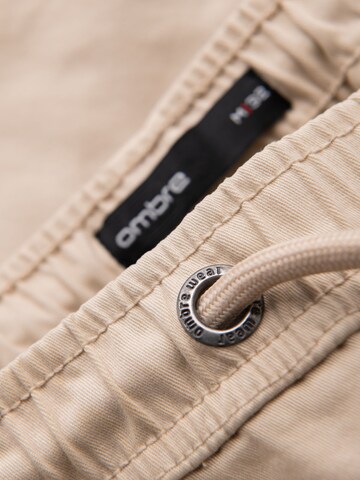 Ombre Regular Cargobroek in Beige