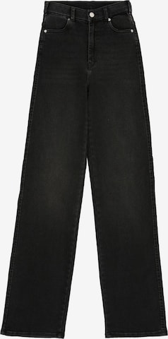 Dr. Denim Jeans 'Moxy High Straight' in Schwarz: Vorderseite