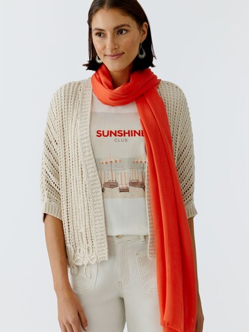 OUI Scarf in Orange: front