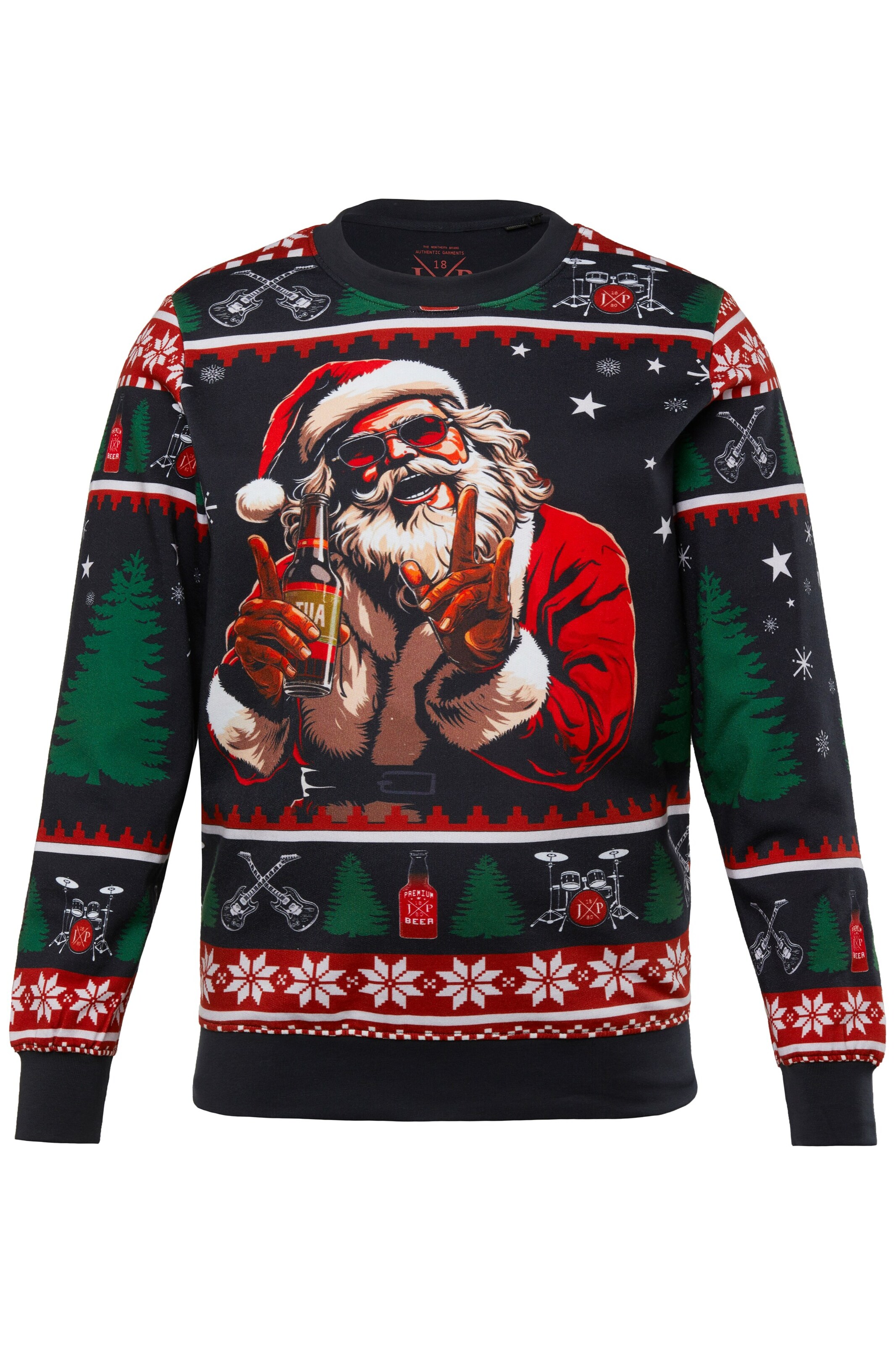 JP1880 Sweatshirt in Schwarz: Vorderseite