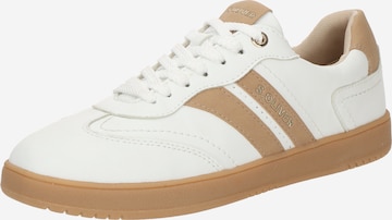 Sneaker bassa di s.Oliver in bianco: frontale
