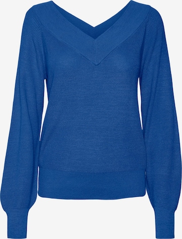 Pull-over 'New Lexsun' VERO MODA en bleu : devant