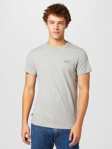 T-Shirt 'Vintage' Superdry en gris : devant