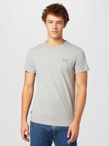 Superdry Shirt 'Vintage' in Grey: front