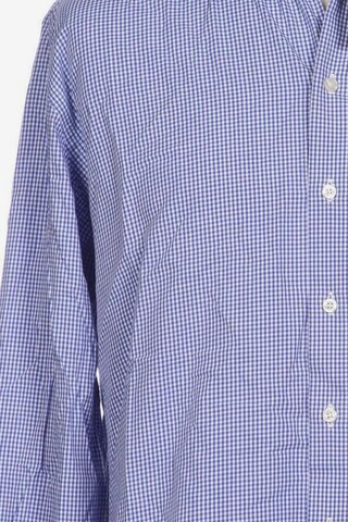 Commander Button Up Shirt in L in Blue