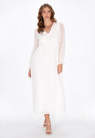 Robe faina en blanc : devant