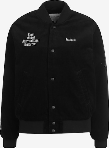 Veste mi-saison 'Letterman' Carhartt WIP en noir : devant