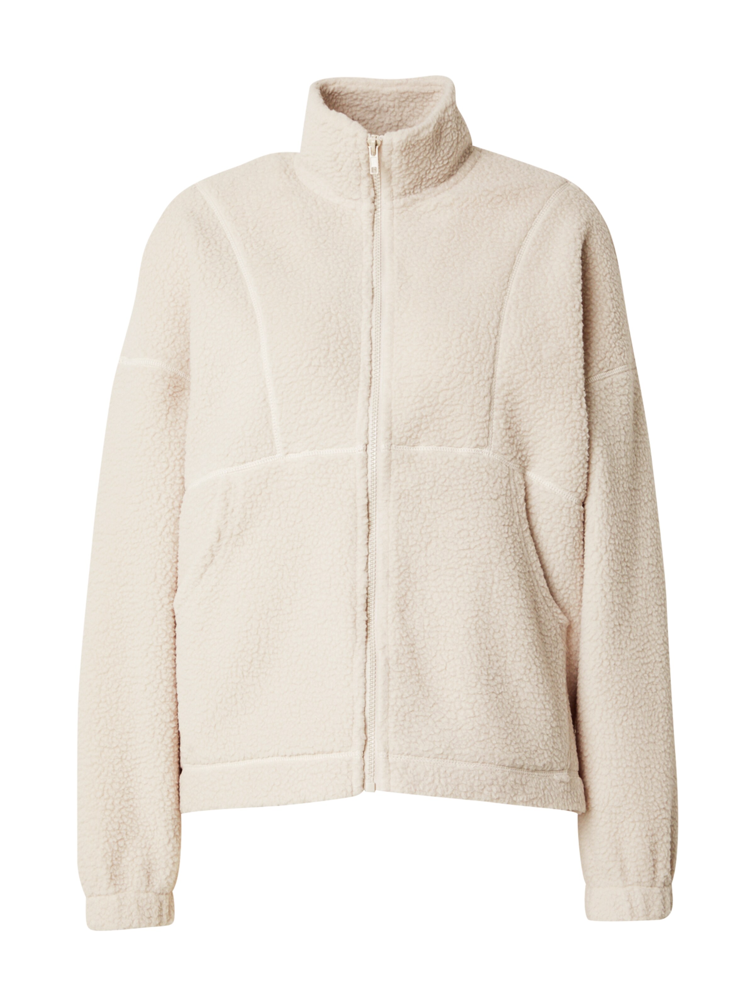 Giacca di pile funzionale 'ONPMon' di ONLY PLAY in beige: frontale