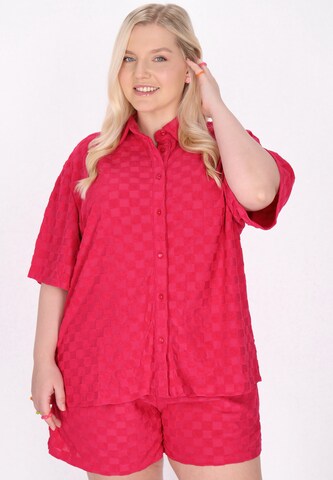 MYMO - Blusa en rosa: frente