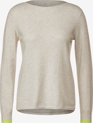 CECIL Sweater in Beige: front