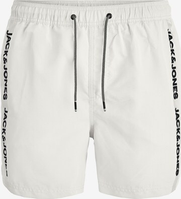 JACK & JONES Plavecké šortky 'BALI' – bílá: přední strana