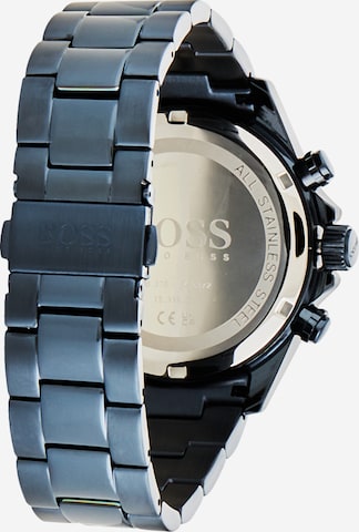 BOSS Black Analoog horloge 'Hero' in Blauw