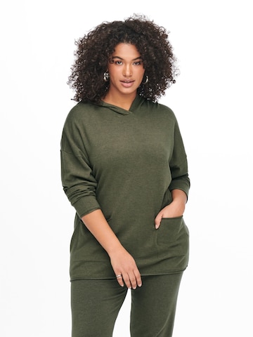 ONLY Carmakoma Sweater 'Cosi' in Green: front