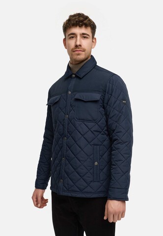 INDICODE JEANS Between-Season Jacket 'Dome' in Blue
