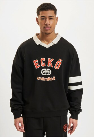 Ecko Unlimited Sweatshirt in Schwarz: Vorderseite