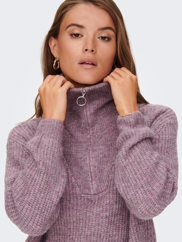 ONLY Pullover 'Baker' in Lila