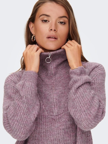 ONLY Sweater 'Baker' in Purple