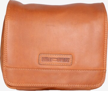 Borsa a tracolla 'Borsa a tracolla uomo vera pelle vitello ingrassato Hill Burry' di HILL BURRY in marrone: frontale