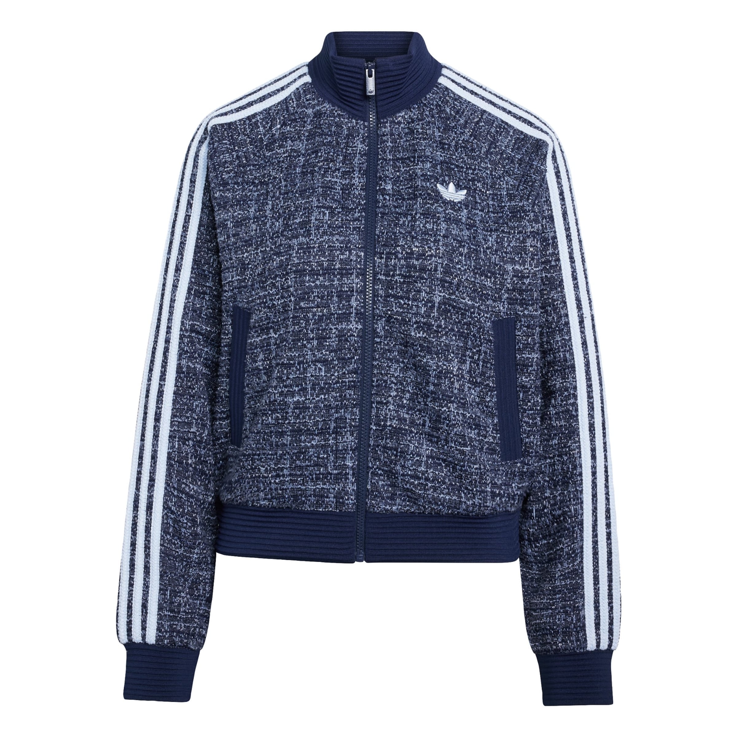 ADIDAS ORIGINALS Přechodná bunda 'Boucle Vintage' – modrá: přední strana