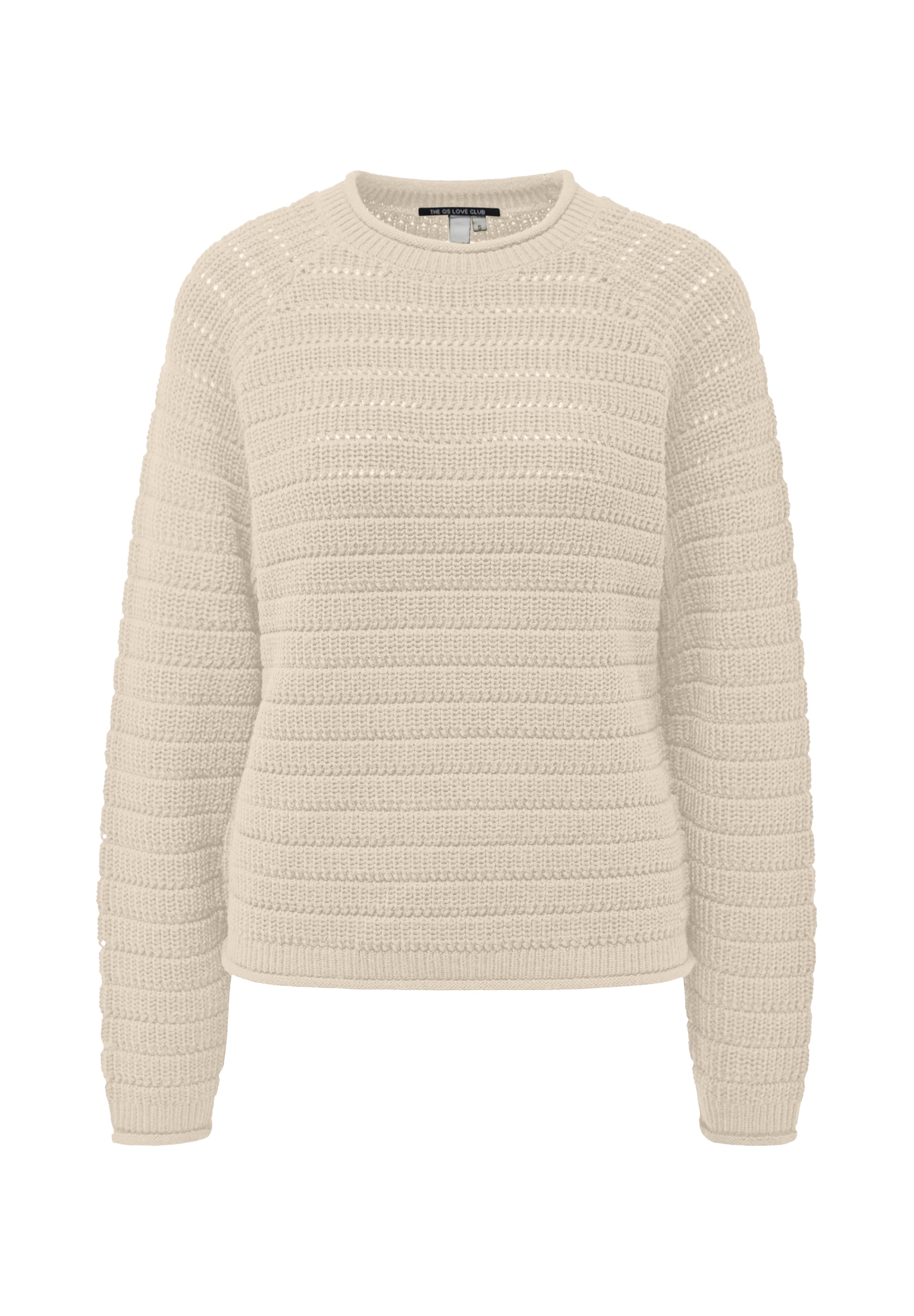 QS - Jersey en beige: frente