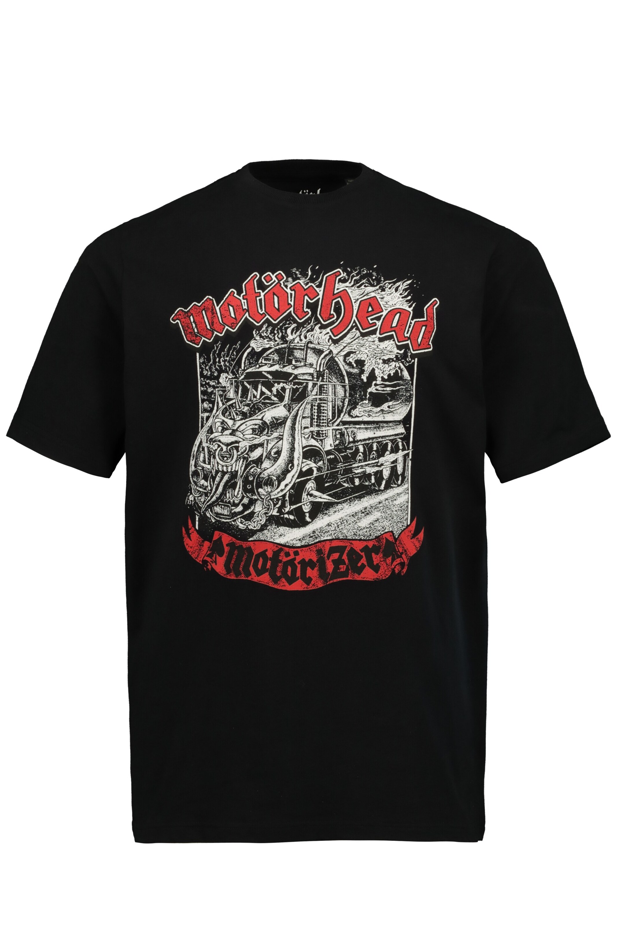 T-Shirt JP1880 en noir : devant