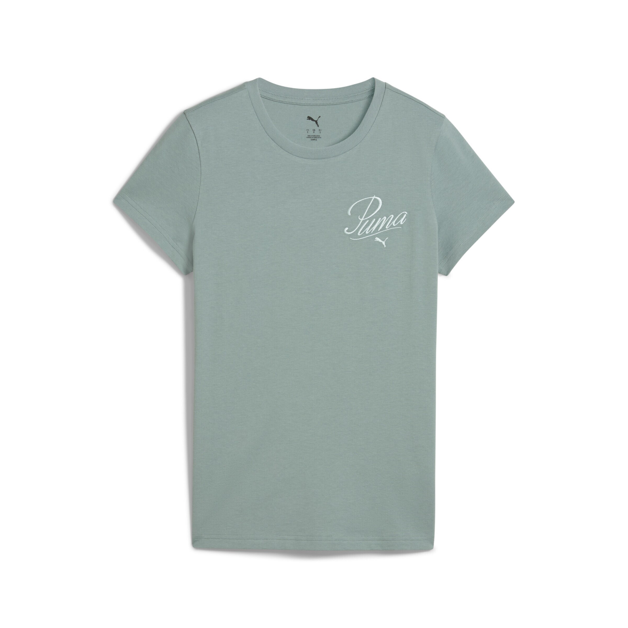 PUMA Shirt 'Ess' in Green: front