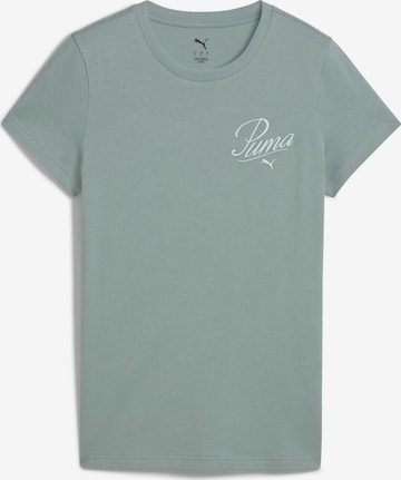PUMA T-Shirt 'Ess' in Grün: Vorderseite