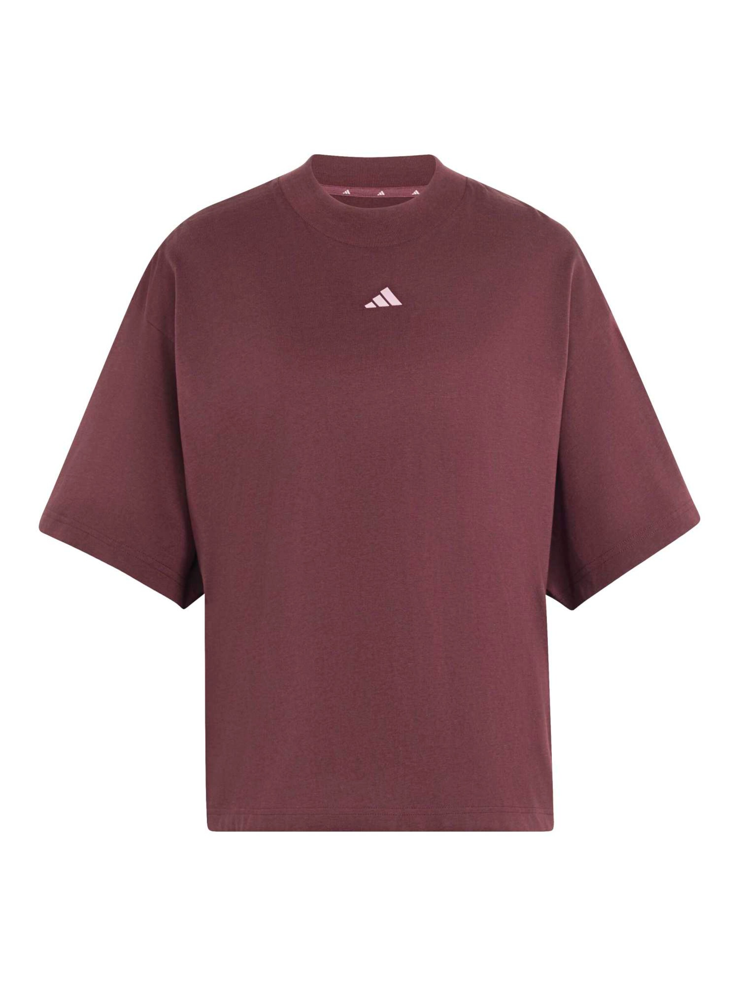 ADIDAS SPORTSWEAR - Camisa funcionais 'Studio' em vermelho: frente