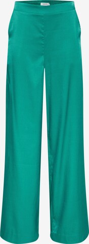 b.young Wide leg Broek 'Jimsa' in Groen: voorkant