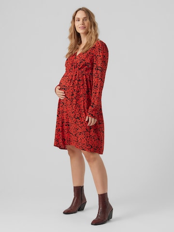 Robe 'ONORA' MAMALICIOUS en rouge