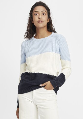 Oxmo Sweater 'Olma' in Blue: front