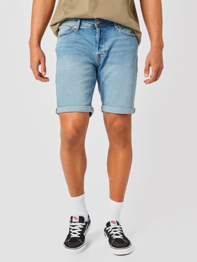 kék farmer JACK & JONES Farmer 'JJIRICK JJORIGINAL SHORTS NA 030', Modell nézet