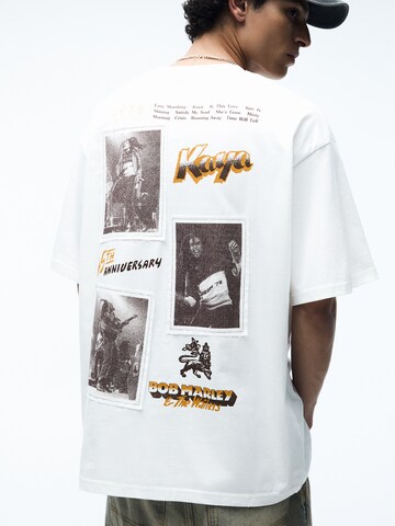 Pull&Bear T-Shirt in Weiß