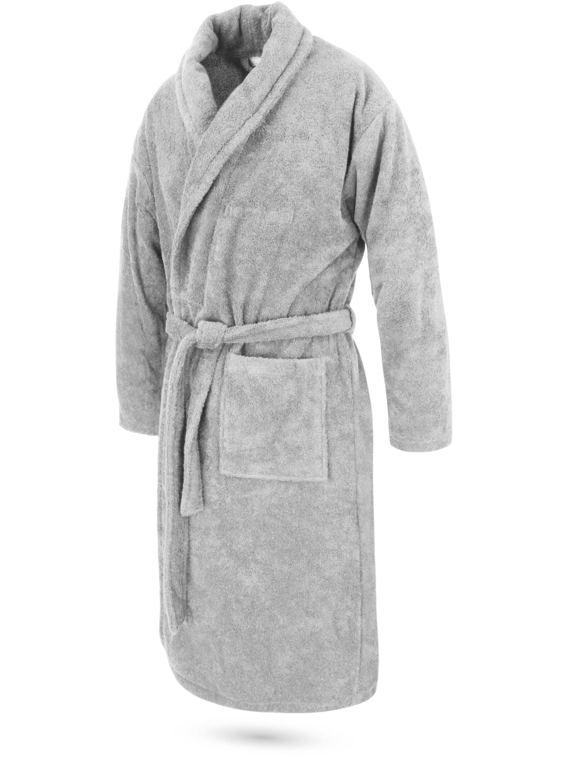 normani Badjas lang  in Grijs