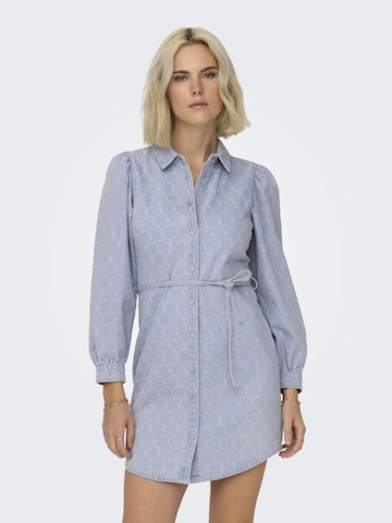 Abito camicia 'ROCCO-ELIZA' di ONLY in blu: frontale