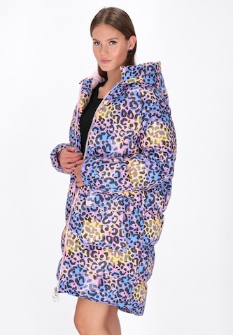 Manteau mi-saison myMo at night en mélange de couleurs : devant