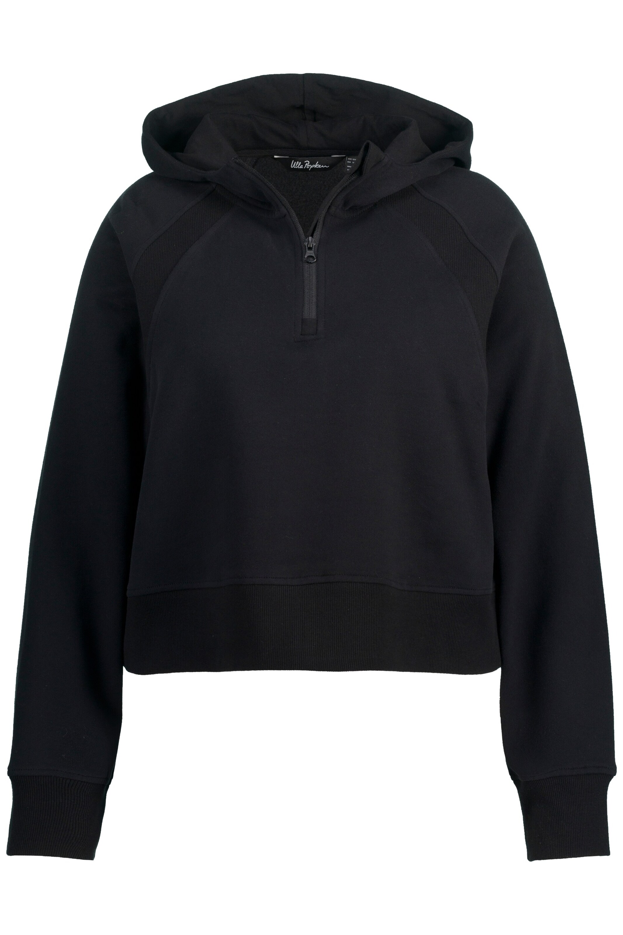 Ulla Popken Sweatshirt in Black: front