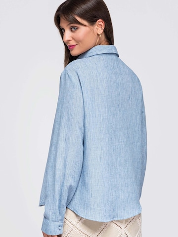 Maglietta di Ombre in blu