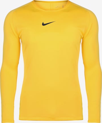 T-Shirt fonctionnel 'Park First' NIKE en jaune : devant