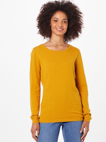 VERO MODA Sweater 'Care' in Yellow: front