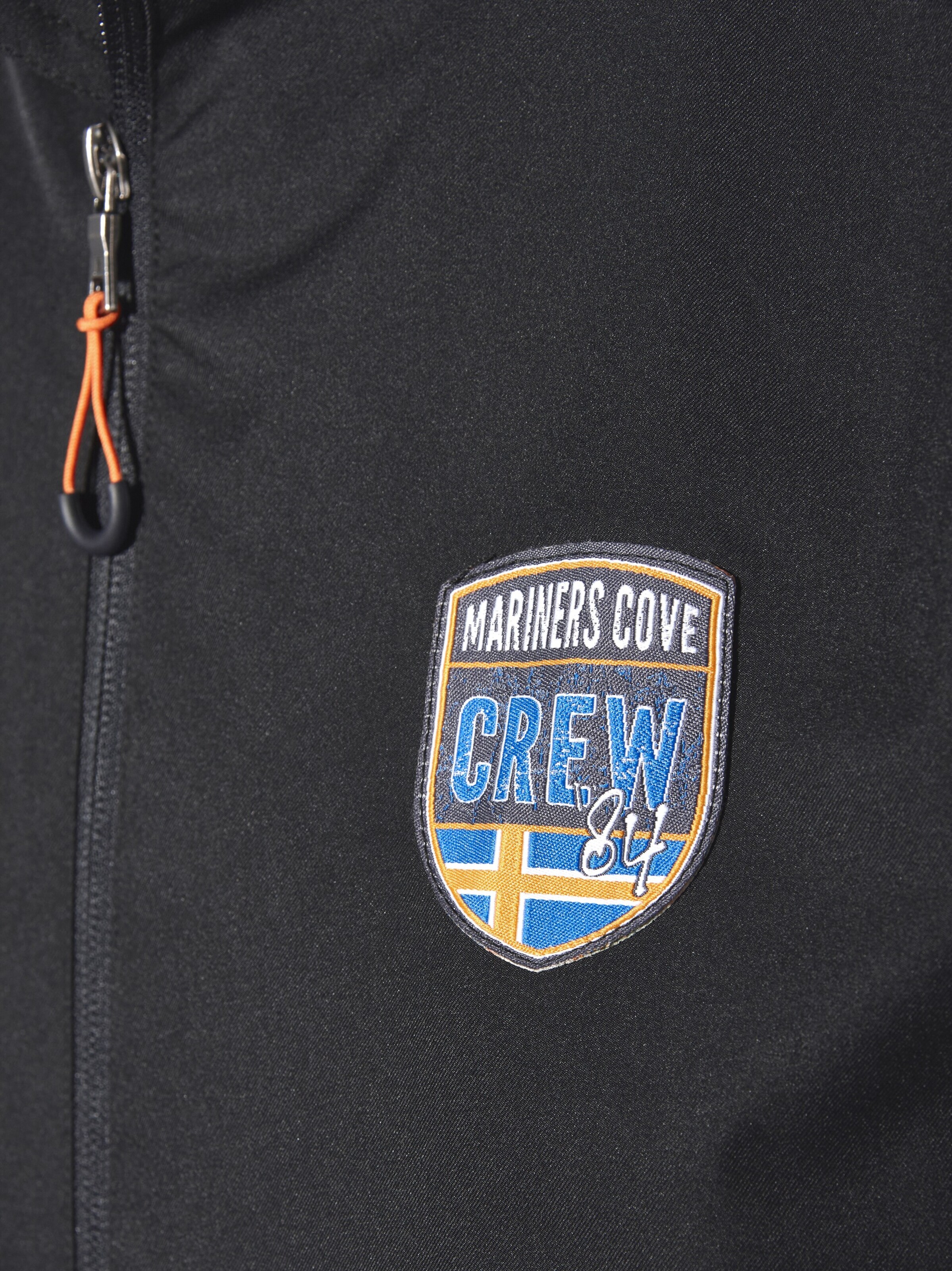 Jan Vanderstorm Funktionsjacke ' Eelante ' in Schwarz