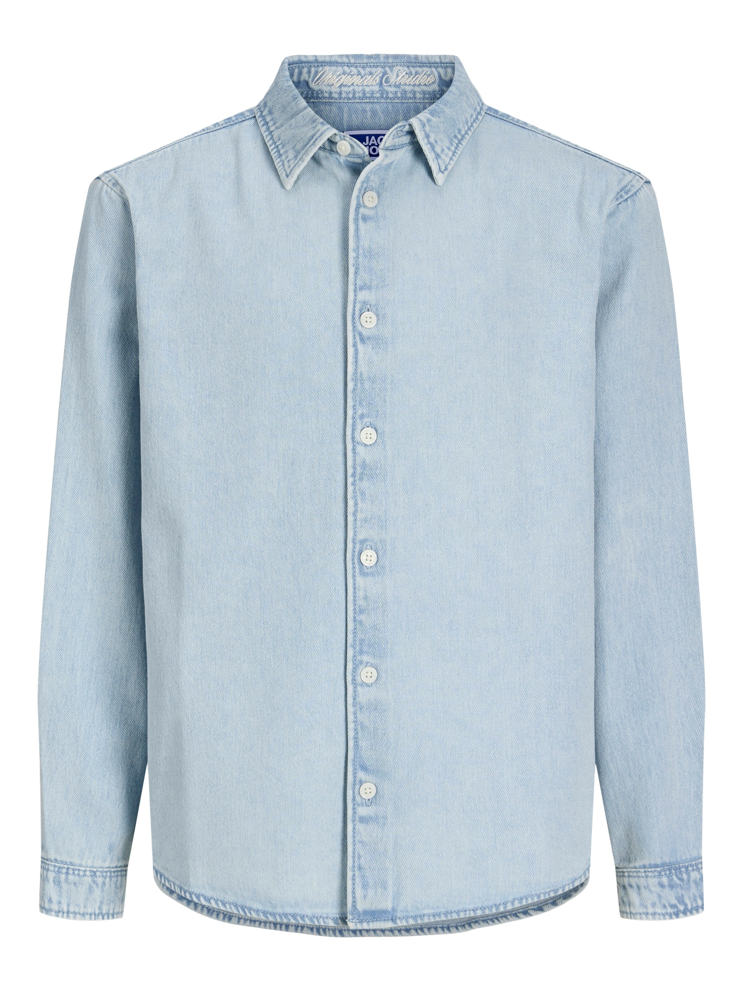Jack & Jones Junior Comfort fit Button Up Shirt in Blue