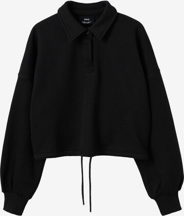 MANGO Sweatshirt 'Felpas' in Black: front