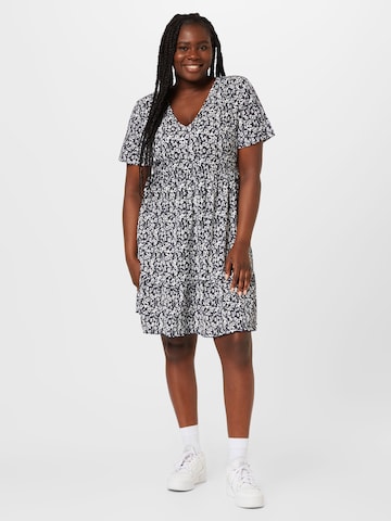 Robe 'Dena' ABOUT YOU Curvy en bleu : devant