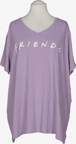 Flowers for Friends T-Shirt 8XL in Lila: Vorderseite