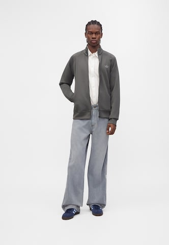 ADIDAS ORIGINALS Sweat jacket 'Trefoil Essentials' in Grey