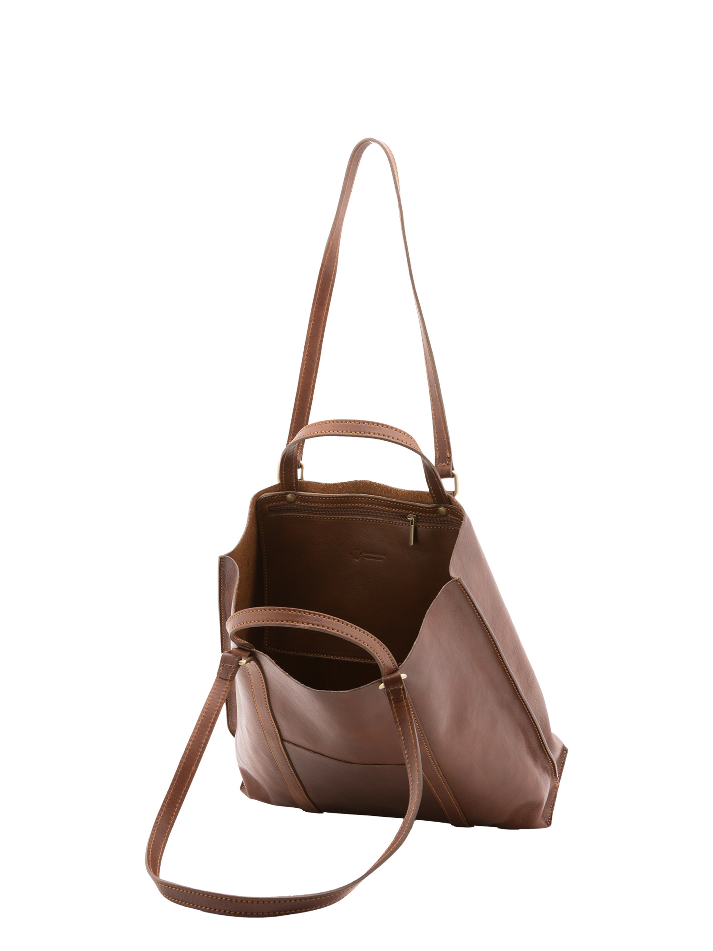 Borsa a spalla di Viola Castellani in marrone