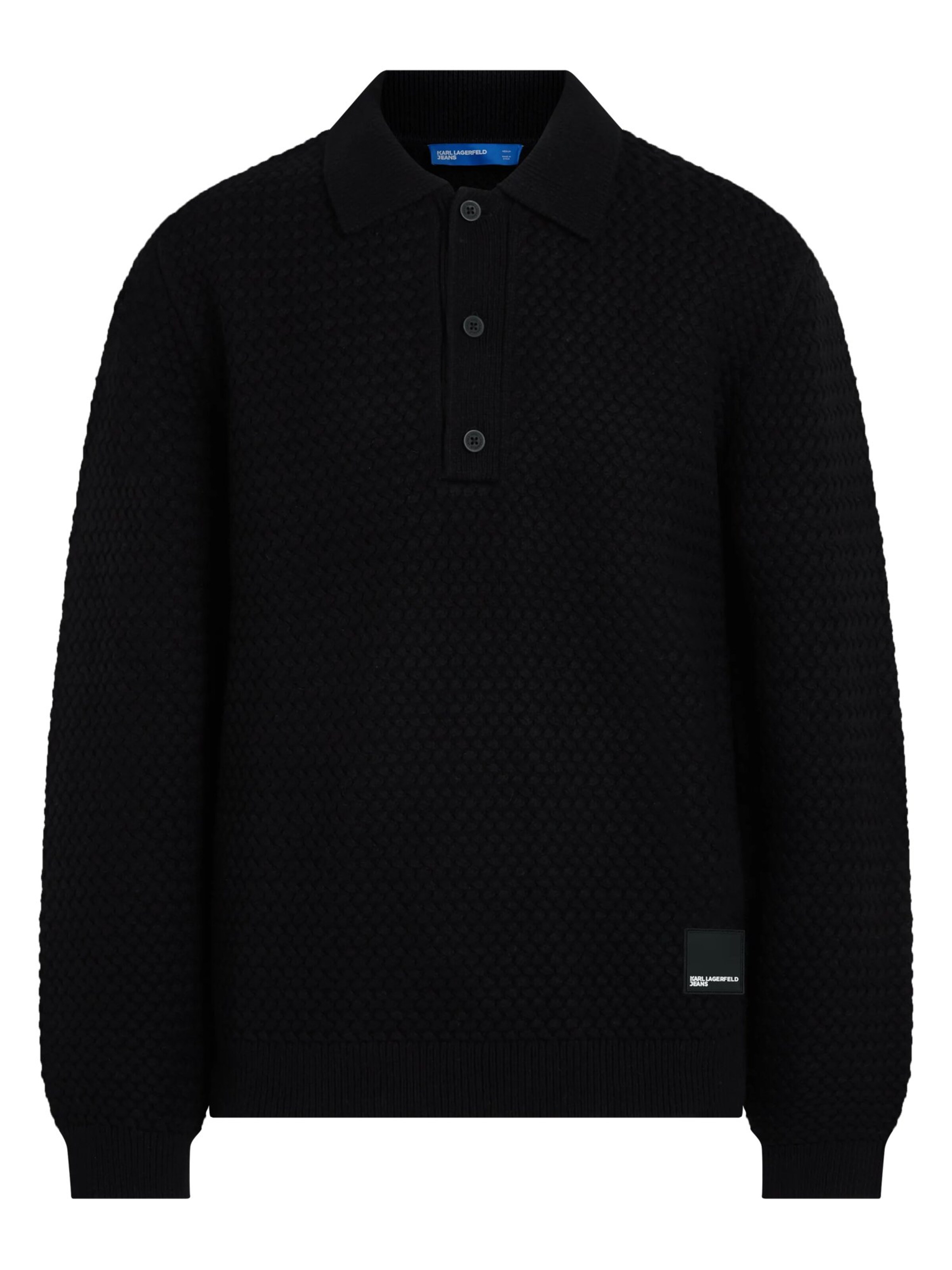KARL LAGERFELD JEANS Pull-over en L en noir, Vue avec produit