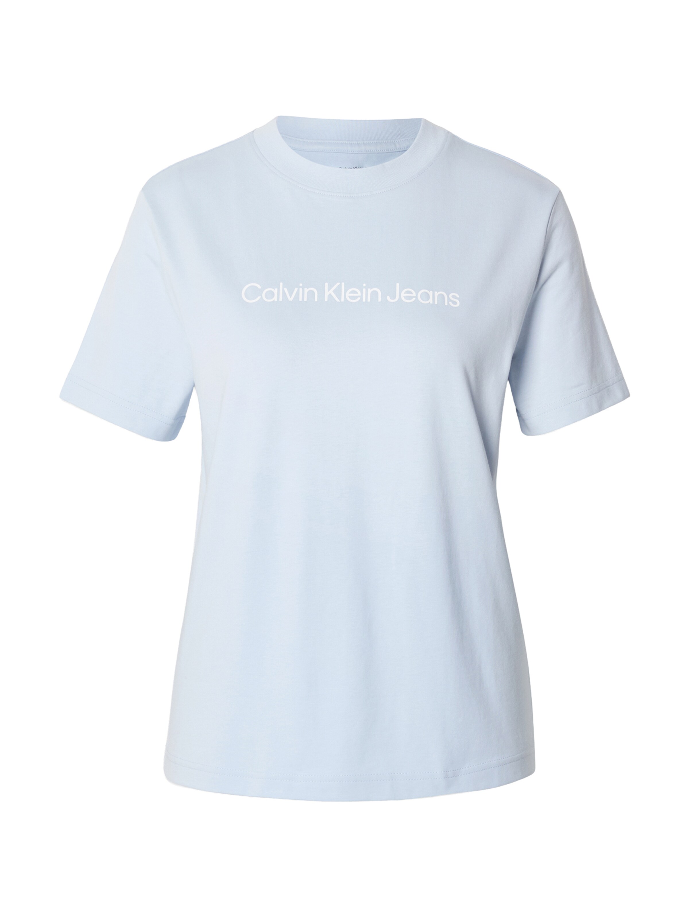 T-shirt Calvin Klein Jeans en bleu : devant