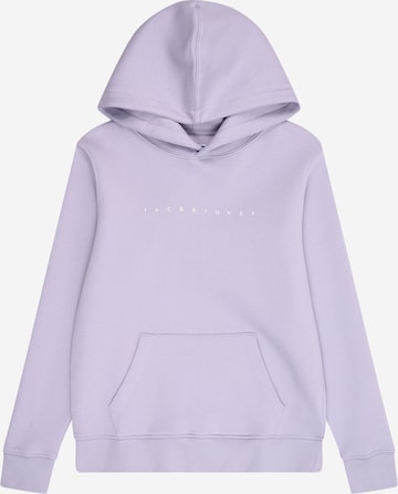 Jack & Jones Junior Sweatshirt 'JJEStar' in Lila: Vorderseite